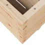 Jardinera madera maciza de pino 100x100x49,5 cm de vidaXL, Maceteros y jardineras - Ref: Foro24-3282539, Precio: 221,99 €, De...