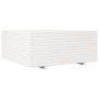 Jardinera madera maciza de pino blanco 110x110x49,5 cm de vidaXL, Maceteros y jardineras - Ref: Foro24-3282545, Precio: 297,1...