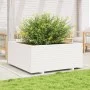 Jardinera madera maciza de pino blanco 110x110x49,5 cm de vidaXL, Maceteros y jardineras - Ref: Foro24-3282545, Precio: 293,3...