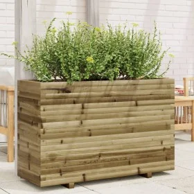 Jardinera madera de pino impregnada 110x40x72 cm de vidaXL, Maceteros y jardineras - Ref: Foro24-3282643, Precio: 245,41 €, D...