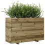 Jardinera madera de pino impregnada 110x40x72 cm de vidaXL, Maceteros y jardineras - Ref: Foro24-3282643, Precio: 248,57 €, D...