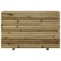 Jardinera madera de pino impregnada 110x40x72 cm de vidaXL, Maceteros y jardineras - Ref: Foro24-3282643, Precio: 248,57 €, D...