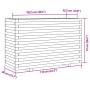 Jardinera madera de pino impregnada 110x40x72 cm de vidaXL, Maceteros y jardineras - Ref: Foro24-3282643, Precio: 248,57 €, D...