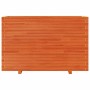 Jardinera madera maciza de pino marrón cera 110x40x72 cm de vidaXL, Maceteros y jardineras - Ref: Foro24-3282641, Precio: 277...