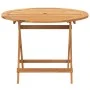 Set de comedor de jardín 5 pzas tela madera maciza blanco crema de vidaXL, Conjuntos de jardín - Ref: Foro24-3281772, Precio:...