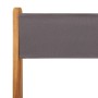Set de comedor de jardín 5 pzas tela madera maciza antracita de vidaXL, Conjuntos de jardín - Ref: Foro24-3281785, Precio: 26...