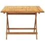 Set de comedor jardín 5 pzas tela madera maciza estampado hojas de vidaXL, Conjuntos de jardín - Ref: Foro24-3281836, Precio:...