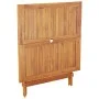 Set de comedor jardín 5 pzas tela madera maciza estampado hojas de vidaXL, Conjuntos de jardín - Ref: Foro24-3281836, Precio:...