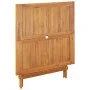 Set de comedor de jardín 5 piezas ratán PE madera maciza gris de vidaXL, Conjuntos de jardín - Ref: Foro24-3281779, Precio: 2...