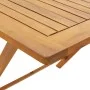 Set de comedor de jardín 5 piezas ratán PE madera maciza gris de vidaXL, Conjuntos de jardín - Ref: Foro24-3281779, Precio: 2...