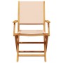 Juego de bistro de 3 piezas tela y madera maciza bej de vidaXL, Conjuntos de jardín - Ref: Foro24-3281883, Precio: 204,10 €, ...