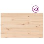 Tablero de mesa rectangular 3 uds madera de pino 80x47x2,5 cm de vidaXL, Tableros para mesas - Ref: Foro24-847433, Precio: 78...