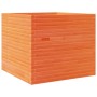 Jardinera madera maciza de pino marrón cera 80x80x68,5 cm de vidaXL, Maceteros y jardineras - Ref: Foro24-3282481, Precio: 26...