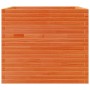 Jardinera madera maciza de pino marrón cera 80x80x68,5 cm de vidaXL, Maceteros y jardineras - Ref: Foro24-3282481, Precio: 26...