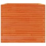 Jardinera madera maciza de pino marrón cera 80x80x68,5 cm de vidaXL, Maceteros y jardineras - Ref: Foro24-3282481, Precio: 26...