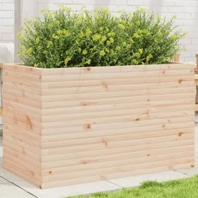 Jardinera madera maciza de pino 110x60x68,5 cm de vidaXL, Maceteros y jardineras - Ref: Foro24-3282504, Precio: 233,87 €, Des...