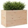 Jardinera madera maciza de pino 110x60x68,5 cm de vidaXL, Maceteros y jardineras - Ref: Foro24-3282504, Precio: 233,87 €, Des...