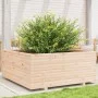 Jardinera madera maciza de pino 110x110x49,5 cm de vidaXL, Maceteros y jardineras - Ref: Foro24-3282544, Precio: 245,06 €, De...