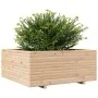 Jardinera madera maciza de pino 110x110x49,5 cm de vidaXL, Maceteros y jardineras - Ref: Foro24-3282544, Precio: 245,06 €, De...