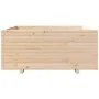 Jardinera madera maciza de pino 110x110x49,5 cm de vidaXL, Maceteros y jardineras - Ref: Foro24-3282544, Precio: 245,06 €, De...