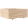 Jardinera madera maciza de pino 110x110x49,5 cm de vidaXL, Maceteros y jardineras - Ref: Foro24-3282544, Precio: 248,21 €, De...