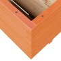 Jardinera madera maciza de pino marrón cera 110x110x49,5 cm de vidaXL, Maceteros y jardineras - Ref: Foro24-3282546, Precio: ...