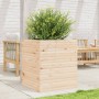 Jardinera de madera maciza de pino 60x60x68,5 cm de vidaXL, Maceteros y jardineras - Ref: Foro24-3282469, Precio: 169,86 €, D...
