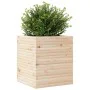 Jardinera de madera maciza de pino 60x60x68,5 cm de vidaXL, Maceteros y jardineras - Ref: Foro24-3282469, Precio: 167,80 €, D...