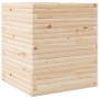Jardinera de madera maciza de pino 60x60x68,5 cm de vidaXL, Maceteros y jardineras - Ref: Foro24-3282469, Precio: 169,86 €, D...