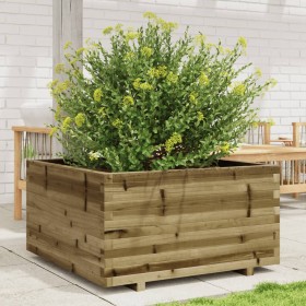 Jardinera madera de pino impregnada 90x90x49,5 cm de vidaXL, Maceteros y jardineras - Ref: Foro24-3282538, Precio: 214,90 €, ...