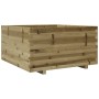 Jardinera madera de pino impregnada 90x90x49,5 cm de vidaXL, Maceteros y jardineras - Ref: Foro24-3282538, Precio: 214,90 €, ...