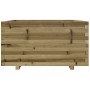 Jardinera madera de pino impregnada 90x90x49,5 cm de vidaXL, Maceteros y jardineras - Ref: Foro24-3282538, Precio: 214,90 €, ...