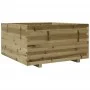 Jardinera madera de pino impregnada 90x90x49,5 cm de vidaXL, Maceteros y jardineras - Ref: Foro24-3282538, Precio: 211,71 €, ...