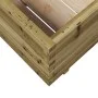 Jardinera madera de pino impregnada 90x90x49,5 cm de vidaXL, Maceteros y jardineras - Ref: Foro24-3282538, Precio: 211,71 €, ...