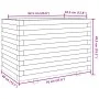 Jardinera madera maciza de abeto Douglas 70x40x49,5 cm de vidaXL, Maceteros y jardineras - Ref: Foro24-3282552, Precio: 128,6...