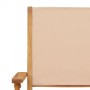 Set de comedor de jardín 5 pzas tela madera maciza beige de vidaXL, Conjuntos de jardín - Ref: Foro24-3281823, Precio: 378,85...
