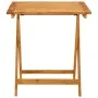 Juego de bistro de 3 piezas tela y madera maciza taupe de vidaXL, Conjuntos de jardín - Ref: Foro24-3281882, Precio: 194,51 €...