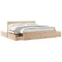 Solid pine wood bed frame with drawers 180x200 cm by vidaXL, Beds and slatted bases - Ref: Foro24-3282339, Price: 298,25 €, D...
