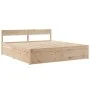 Solid pine wood bed frame with drawers 180x200 cm by vidaXL, Beds and slatted bases - Ref: Foro24-3282339, Price: 298,25 €, D...