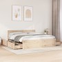 Estructura de cama con cajones madera maciza de pino 180x200 cm de vidaXL, Camas y somieres - Ref: Foro24-3282339, Precio: 29...