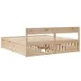 Solid pine wood bed frame with drawers 180x200 cm by vidaXL, Beds and slatted bases - Ref: Foro24-3282339, Price: 298,25 €, D...