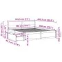 Solid pine wood bed frame with drawers 180x200 cm by vidaXL, Beds and slatted bases - Ref: Foro24-3282339, Price: 298,25 €, D...