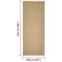 Alfombra de sisal para rascador 100x250 cm de vidaXL, Accesorios de muebles para gatos - Ref: Foro24-3203424, Precio: 122,44 ...