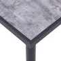 Black MDF and concrete gray dining table 200x100x75 cm by vidaXL, Kitchen and dining tables - Ref: Foro24-281861, Price: 221,...