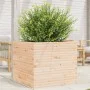 Jardinera de madera maciza de pino 80x80x68,5 cm de vidaXL, Maceteros y jardineras - Ref: Foro24-3282479, Precio: 219,02 €, D...