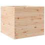 Jardinera de madera maciza de pino 80x80x68,5 cm de vidaXL, Maceteros y jardineras - Ref: Foro24-3282479, Precio: 222,30 €, D...