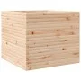 Jardinera de madera maciza de pino 80x80x68,5 cm de vidaXL, Maceteros y jardineras - Ref: Foro24-3282479, Precio: 219,02 €, D...