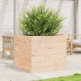 Jardinera de madera maciza de pino 80x80x68,5 cm de vidaXL, Maceteros y jardineras - Ref: Foro24-3282479, Precio: 222,30 €, D...
