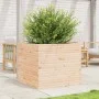 Jardinera de madera maciza de pino 80x80x68,5 cm de vidaXL, Maceteros y jardineras - Ref: Foro24-3282479, Precio: 219,02 €, D...