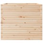 Jardinera de madera maciza de pino 80x80x68,5 cm de vidaXL, Maceteros y jardineras - Ref: Foro24-3282479, Precio: 222,30 €, D...